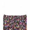 Pantaloncini hot pants a vita alta floreale multicolor - IT40-S
