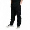 Pantaloni dritti con logo in poliestere nero - IT54 - XL