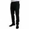 Pantaloni eleganti pantaloni formali slim fit in lana nera - IT50 - L
