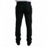 Pantaloni eleganti pantaloni formali slim fit in lana nera - IT50 - L