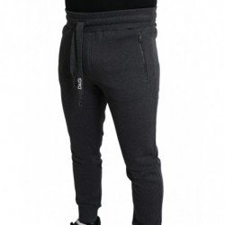 Pantaloni della tuta da jogging in cotone grigio melange - IT46 - S