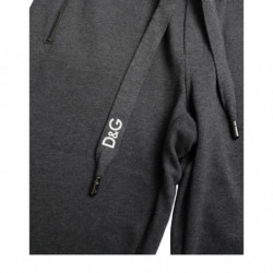 Pantaloni della tuta da jogging in cotone grigio melange - IT46 - S
