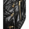 Pantaloncini hot pants a vita alta decorati neri - IT40-S