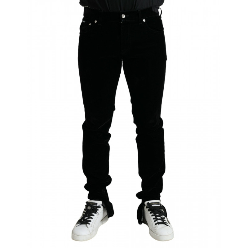 Jeans skinny in denim misto cotone nero - IT48 - M