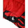 Pantaloncini hot pants trapuntati a vita alta in nylon rosso - IT40-S