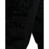 Pantaloni da jogging con pantaloni sportivi in cotone nero - IT56 - XL