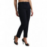 Pantaloni corti affusolati a vita media blu - IT42-M