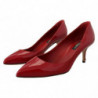 Scarpe décolleté tacco gattino pelle verniciata rossa - EU35/US4.5