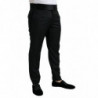 Pantaloni eleganti pantaloni formali slim fit in lana nera - IT50 - L