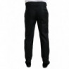 Pantaloni eleganti pantaloni formali slim fit in lana nera - IT50 - L