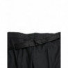 Pantaloni eleganti pantaloni formali slim fit in lana nera - IT50 - L