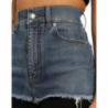Pantaloni in denim PRETTY a vita alta in cotone blu nero - IT40-S