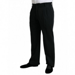 Pantaloni eleganti dal taglio dritto formale in lana nera - IT48 - M