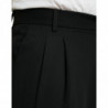 Pantaloni eleganti dal taglio dritto formale in lana nera - IT48 - M