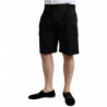 Bermuda cargo cargo elasticizzati in cotone nero - IT50 - L