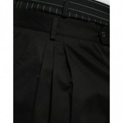 Bermuda cargo cargo elasticizzati in cotone nero - IT50 - L