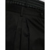 Bermuda cargo cargo elasticizzati in cotone nero - IT50 - L