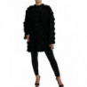Maglione pullover decorato con paillettes nere - IT40-S