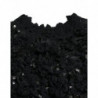 Maglione pullover decorato con paillettes nere - IT40-S