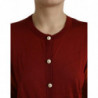 Maglione girocollo seta color block cardigan multicolor - IT50 - XXL