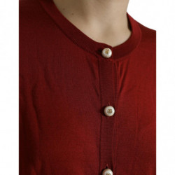 Maglione girocollo seta color block cardigan multicolor - IT50 - XXL