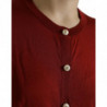 Maglione girocollo seta color block cardigan multicolor - IT50 - XXL