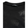 Maglione con applicazioni con logo floreale pullover nero - IT40-S