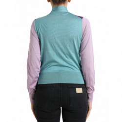 Maglione pullover con chiusura a fiocco multicolore - IT42-M
