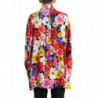 Top in camicetta con colletto Ascot floreale multicolore - IT40-S