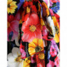 Top in camicetta con colletto Ascot floreale multicolore - IT40-S
