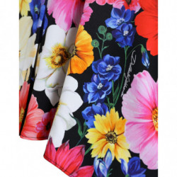 Top in camicetta con colletto Ascot floreale multicolore - IT40-S