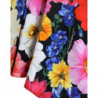 Top in camicetta con colletto Ascot floreale multicolore - IT40-S