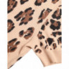 Top dolcevita in lana con stampa leopardata beige - IT50 - XXL