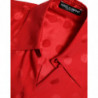 Top in camicetta con colletto senza maniche a pois rossi - IT40-S