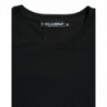 T-shirt girocollo a maniche corte in lana nera - IT44 - L