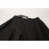 Pantaloni di lana da donna a vita alta neri a gamba larga - IT48 - XL