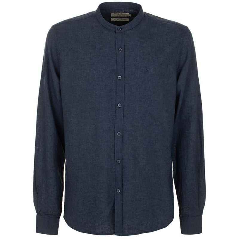 Camicia di lino blu - L