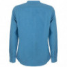 Camicia in lino azzurro - L