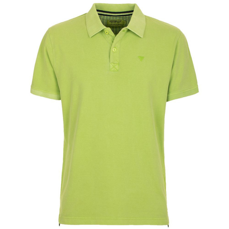 Polo in cotone verde - XL