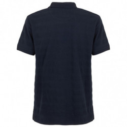 Polo in cotone blu - S