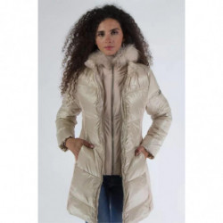 Giacca e cappotto in poliammide beige - XL