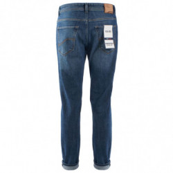 Jeans e pantaloni in cotone blu - W28