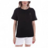 Top e maglietta in cotone nero - XS