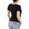 Top e maglietta in cotone nero - M