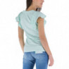 Top e maglietta in cotone verde - L
