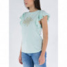 Top e maglietta in cotone verde - L