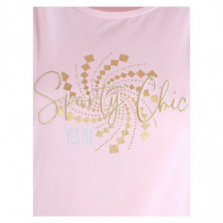 Top e maglietta in cotone rosa - XL