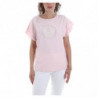 Top e maglietta in cotone rosa - L