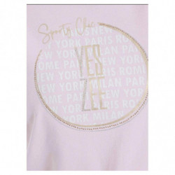 Top e maglietta in cotone rosa - L
