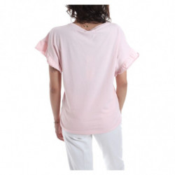 Top e maglietta in cotone rosa - XL